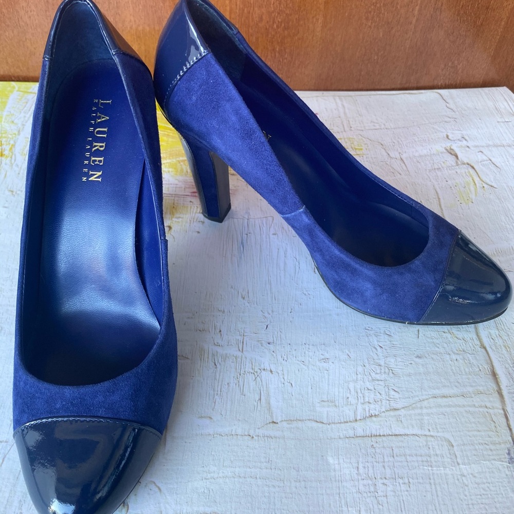 Blue Suede Heels